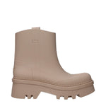 Chloé Pink Cotton Ankle Boots CH-9492840186121-EU37/US7