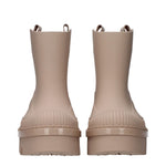 Chloé Pink Cotton Ankle Boots CH-9492840186121-EU37/US7