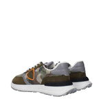 Philippe Model Green Fabric Chunky Sneakers PH-15090037555465-EU40/US7
