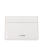 Jil Sander White Leather Cardholders