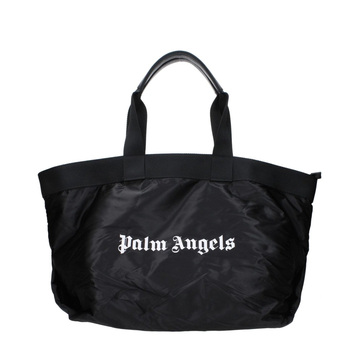 Palm Angels Black Fabric Shoulder Bags PA15186207047945BT