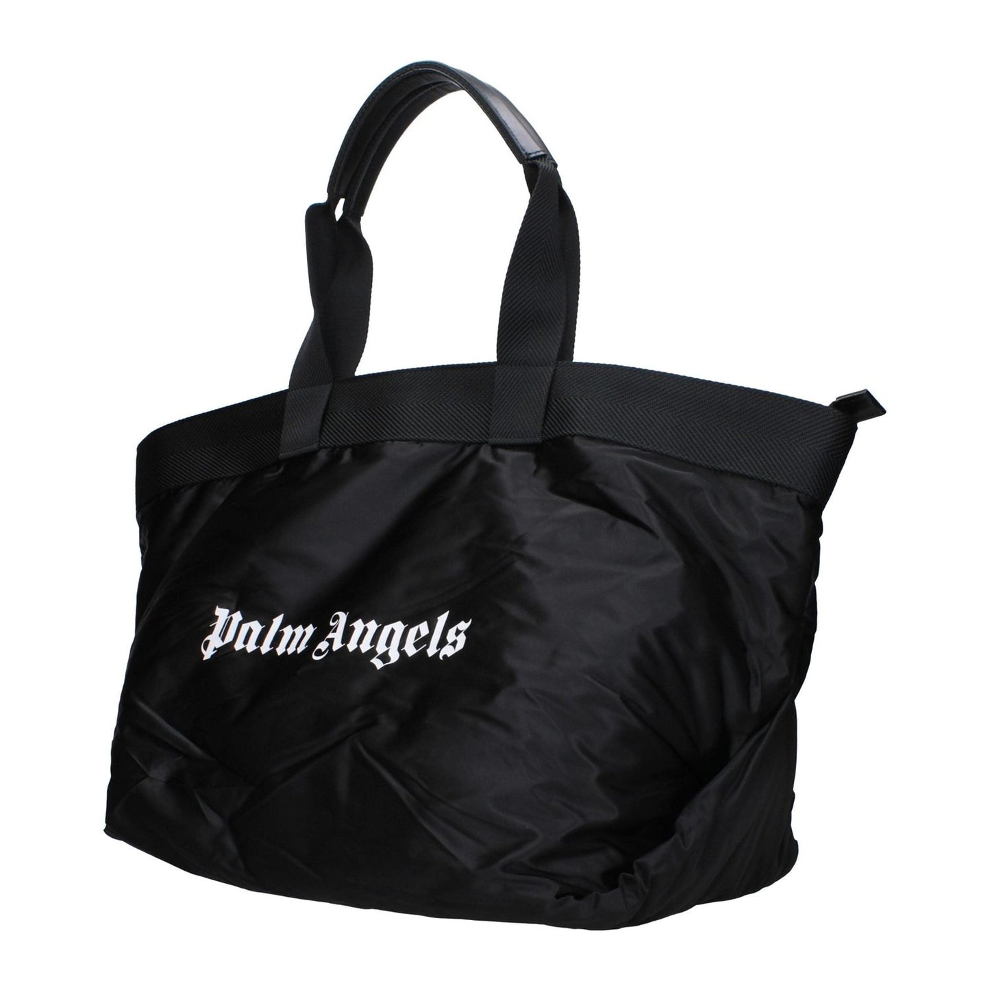 Palm Angels Black Fabric Shoulder Bags PA15186207047945BT