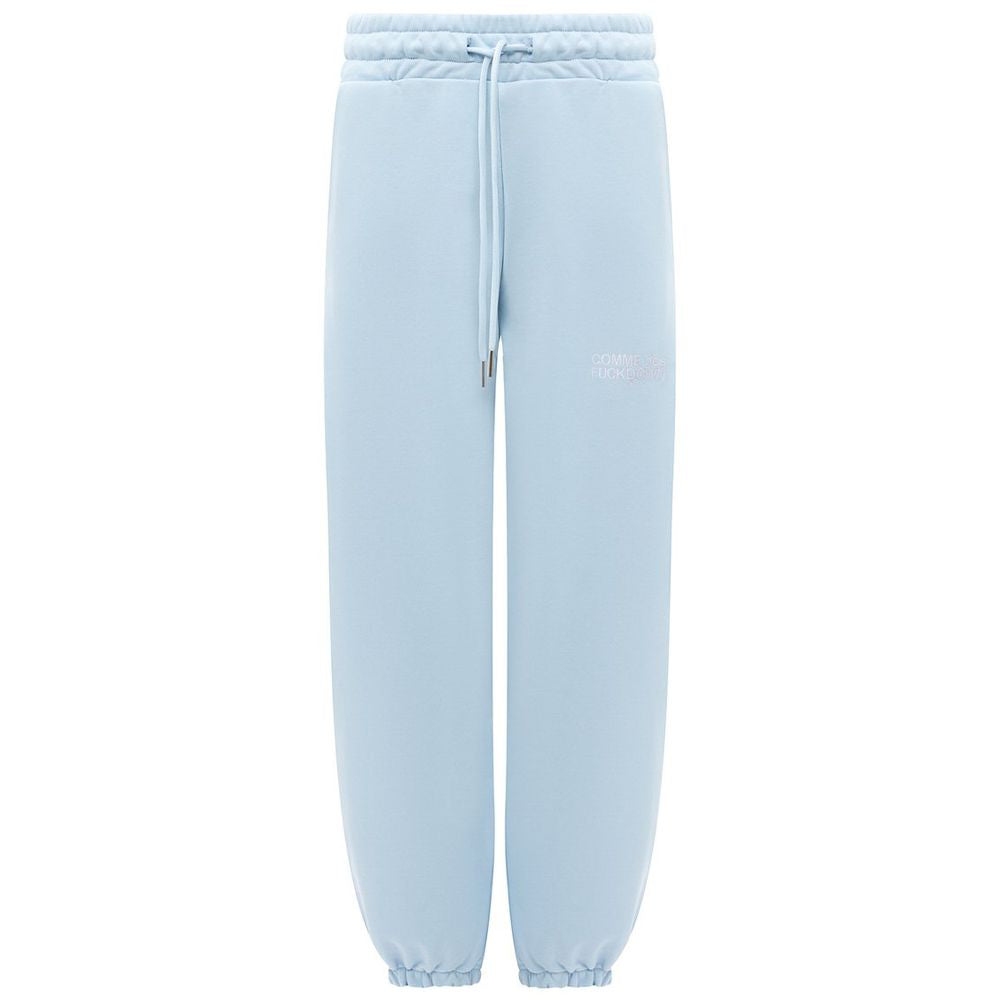 Comme Des Fuckdown Blue Cotton Men Sweatpants CO-15807-S