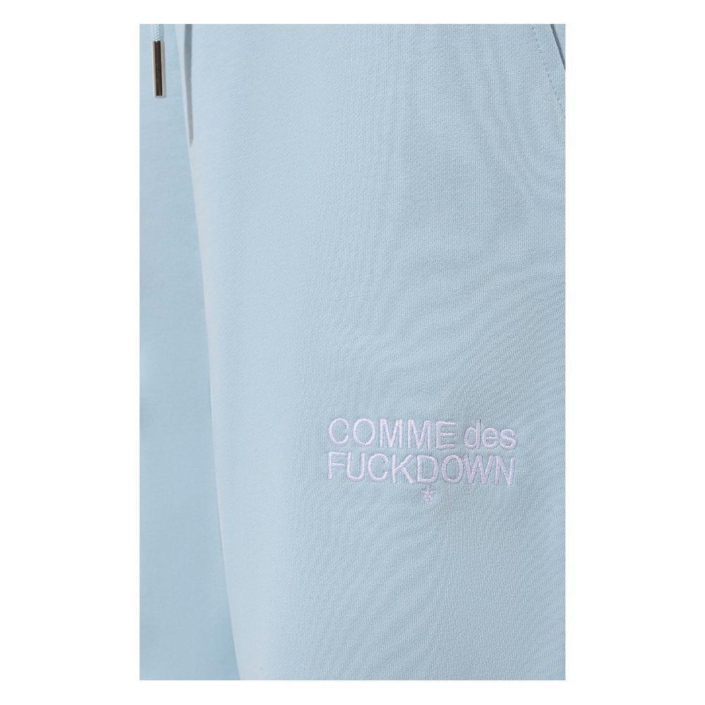 Comme Des Fuckdown Blue Cotton Men Sweatpants CO-15807-S