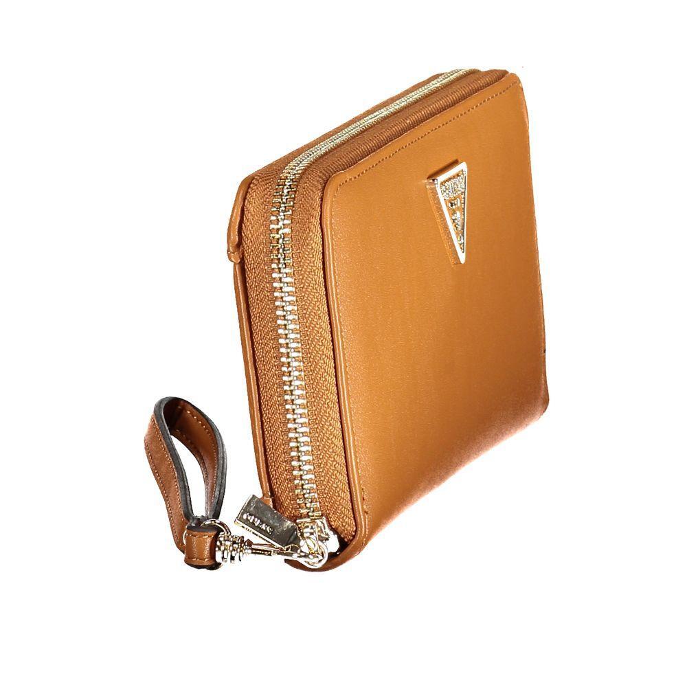 Guess Jeans Brown Polyethylene Women Wallet GU-39293