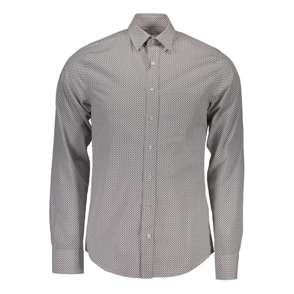 Gant White Cotton Shirt GA-5586-S