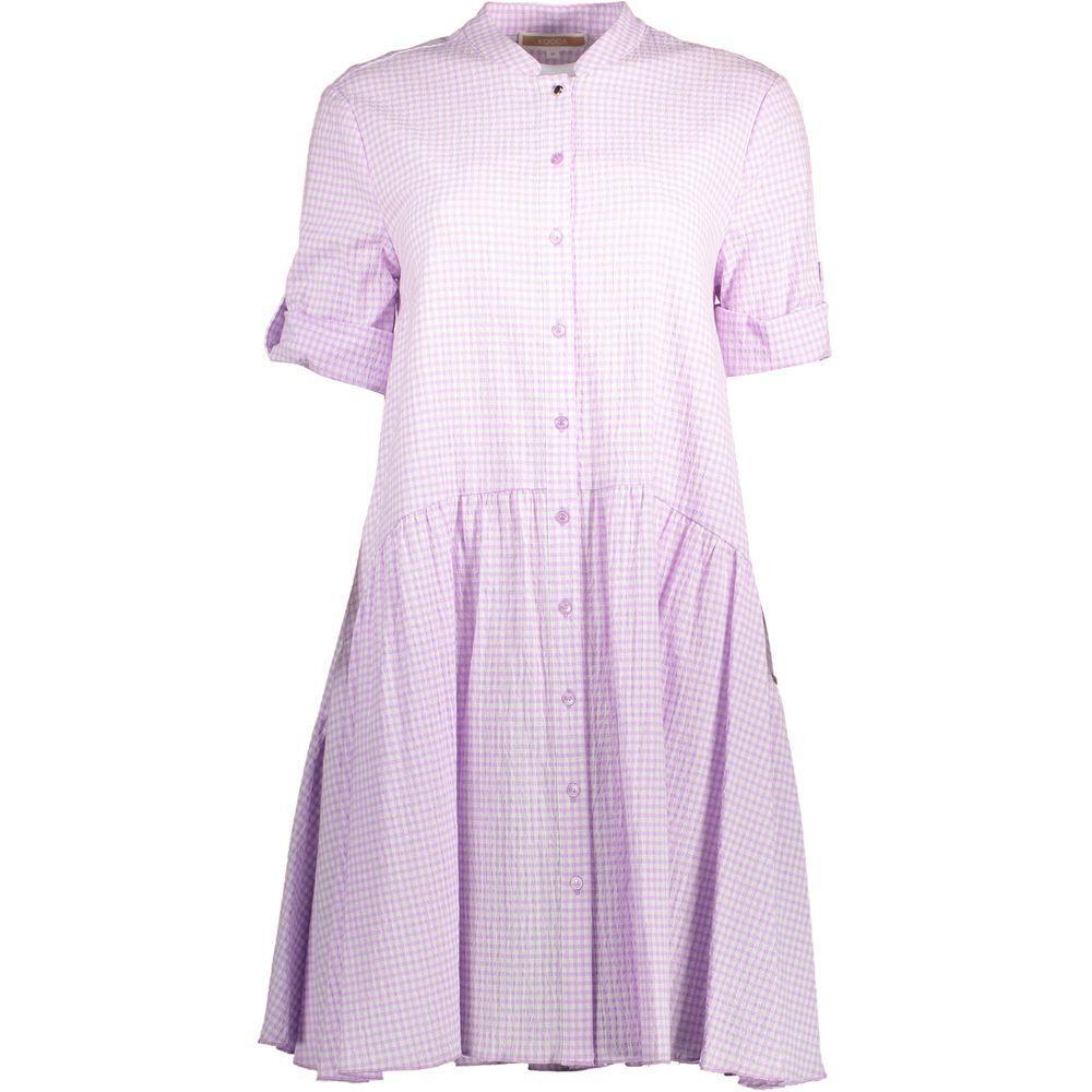 Kocca Pink Cotton Dress KO-12344-XS