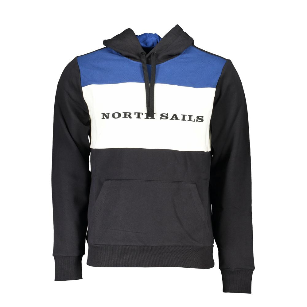 North Sails Black Cotton Sweater NO-23373-XL