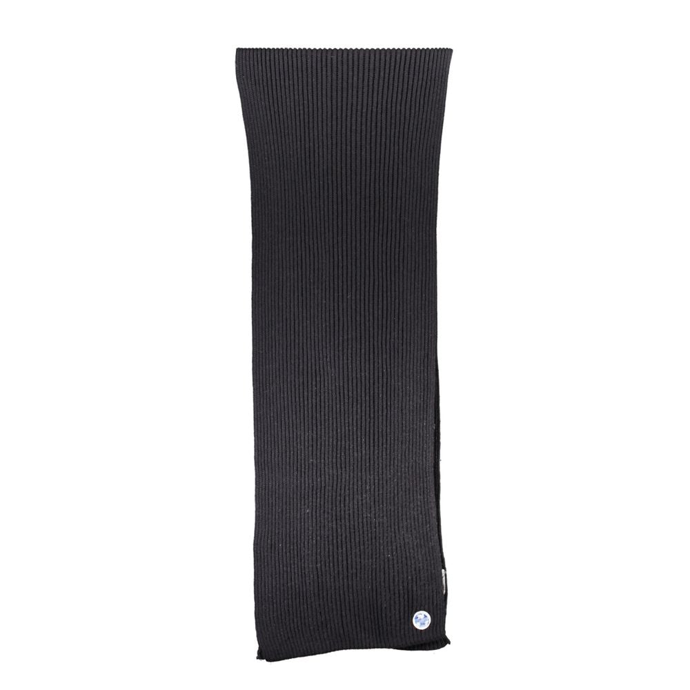North Sails Black Cotton Scarf NO-23396