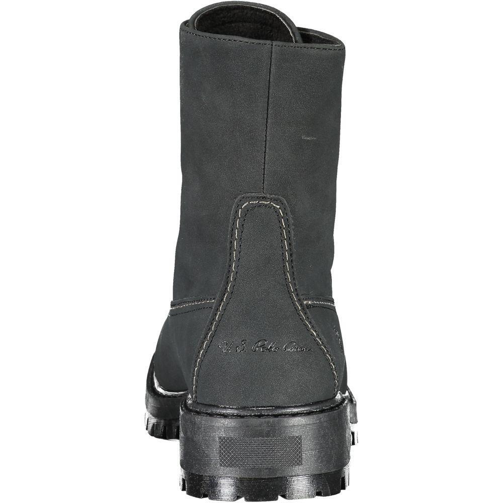 U.S. POLO ASSN. Black Polyester Boot US-23797-EU36/US6