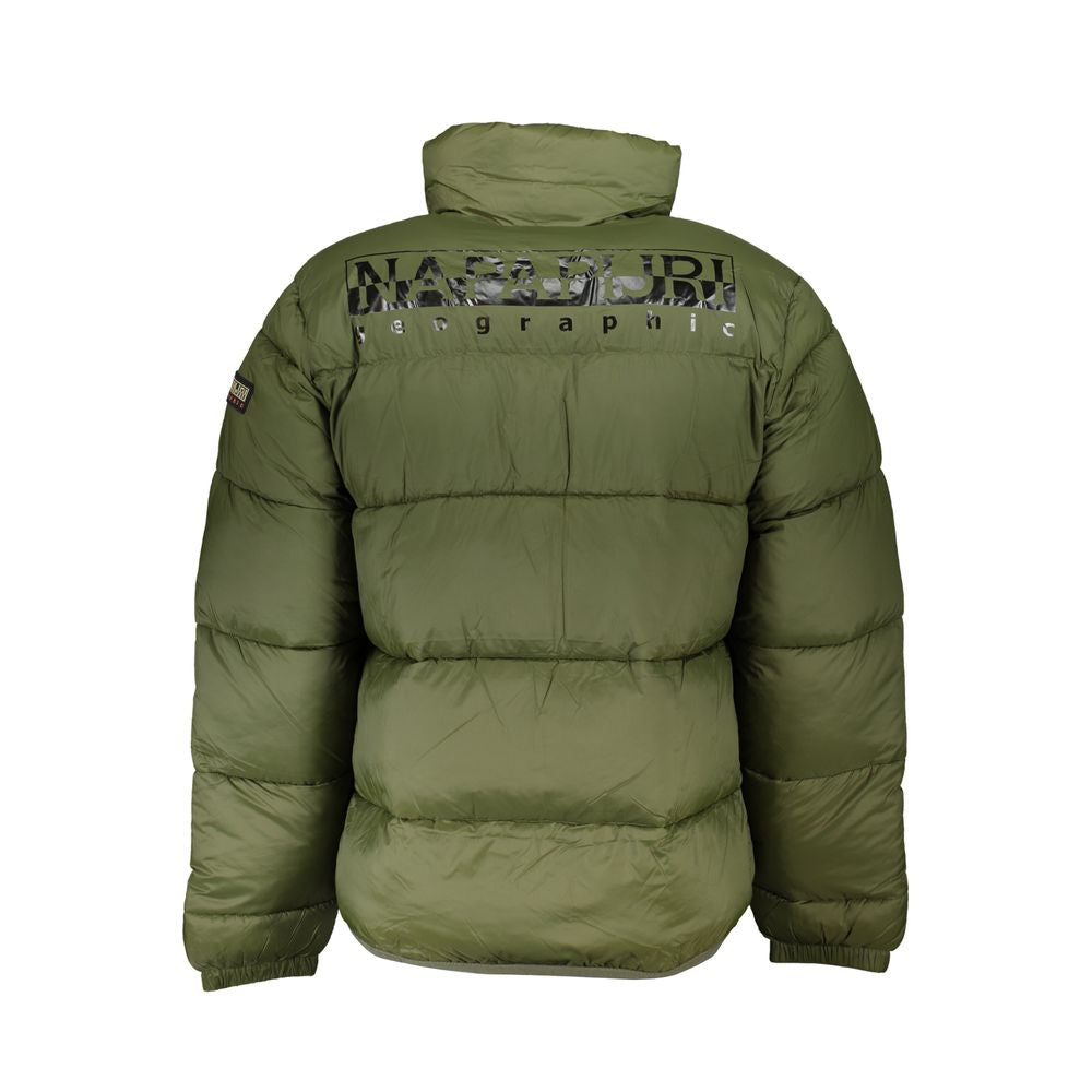 Napapijri Green Polyamide Jacket NA-25094-M