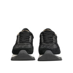 Dolce & Gabbana Black Gray Leopard Low Top Sneakers Shoes LA12690-36