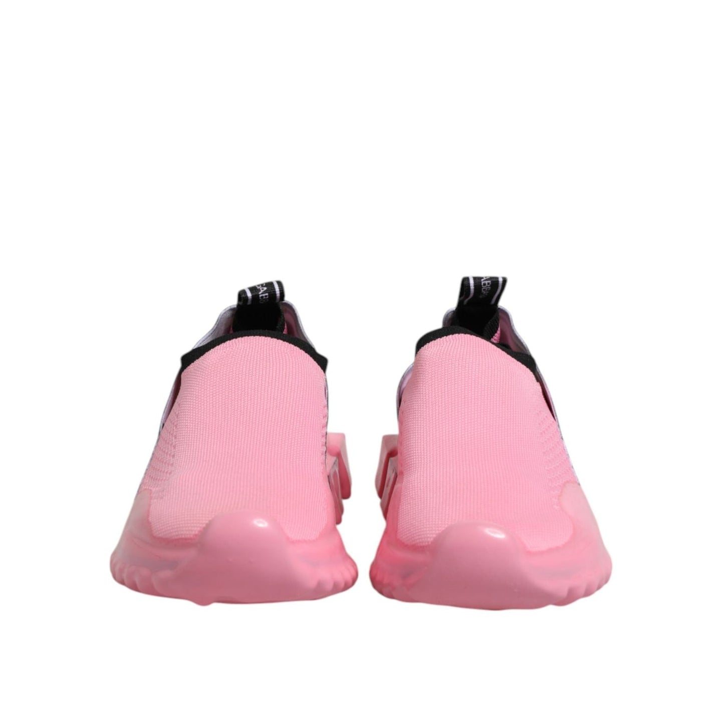 Dolce & Gabbana Pink Sorrento Low Top Women Sneakers Shoes LA12781-36.5