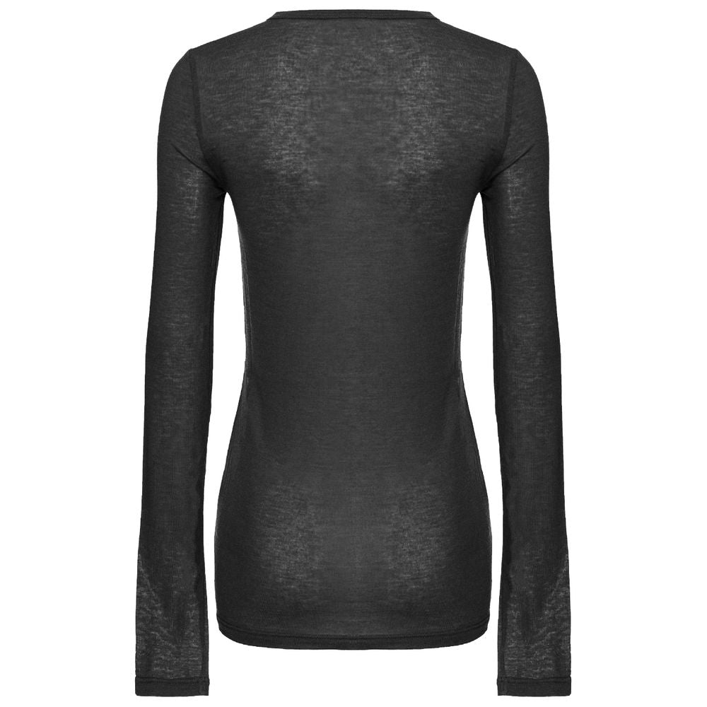 PINKO Black Viscose Sweater PI-15788-XS