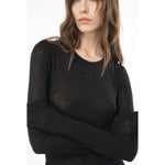 PINKO Black Viscose Sweater PI-15788-XS