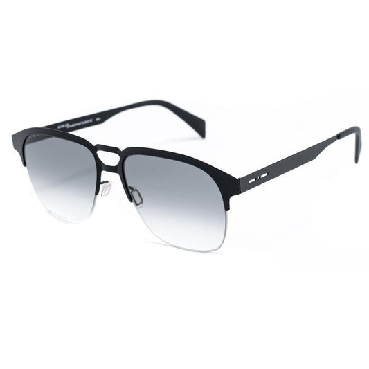 Italia Independent Black Metal Sunglasses