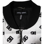 Dolce & Gabbana White DG Monogram Full Zip Quilted Jacket JKT41556-52