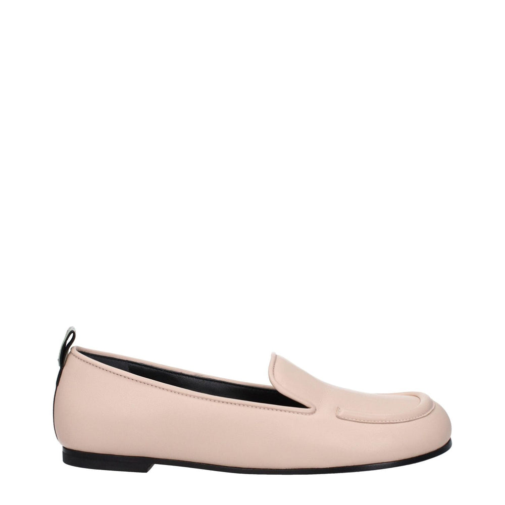 Premiata Pink Leather Slip-On Loafers PR-9312439009545-EU37/US7