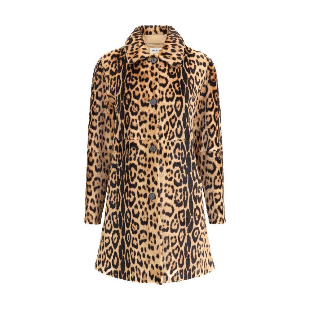 P.A.R.O.S.H. Leopard-print Coat PA-D470083806-S
