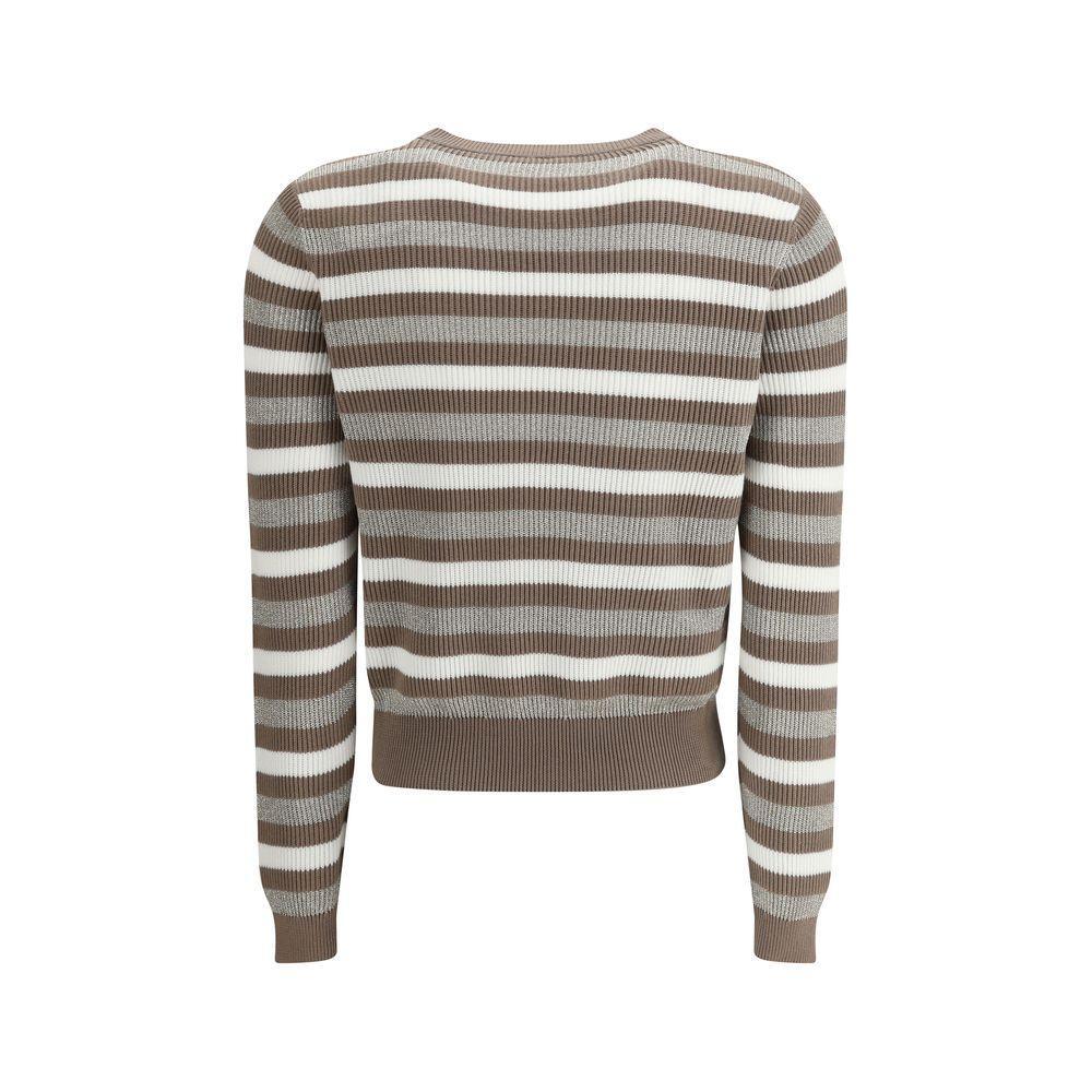 Brunello Cucinelli Sparkling striped Sweater BR-M19251500CZD37-XL