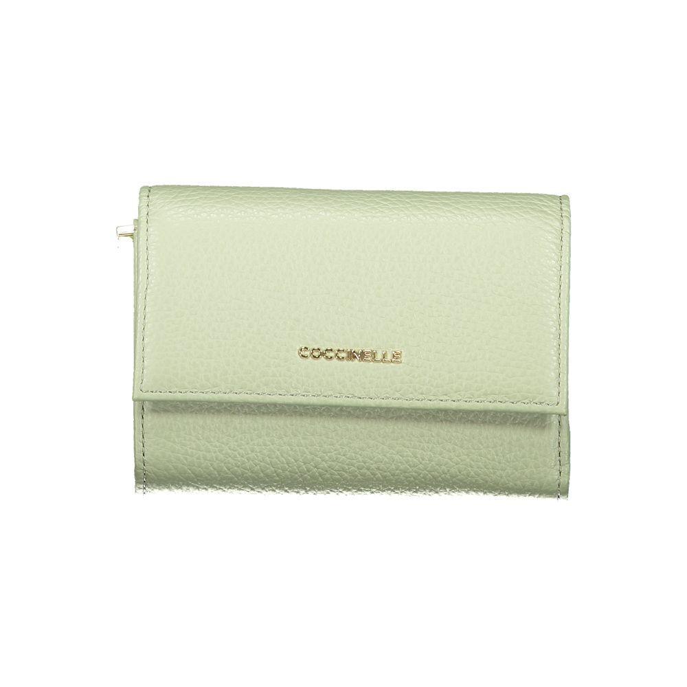 Coccinelle Green Leather Women Wallet CO-39553