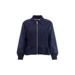 Undercover Bomber Jacket with wool inserts UN-UP2E1207NAVY-3