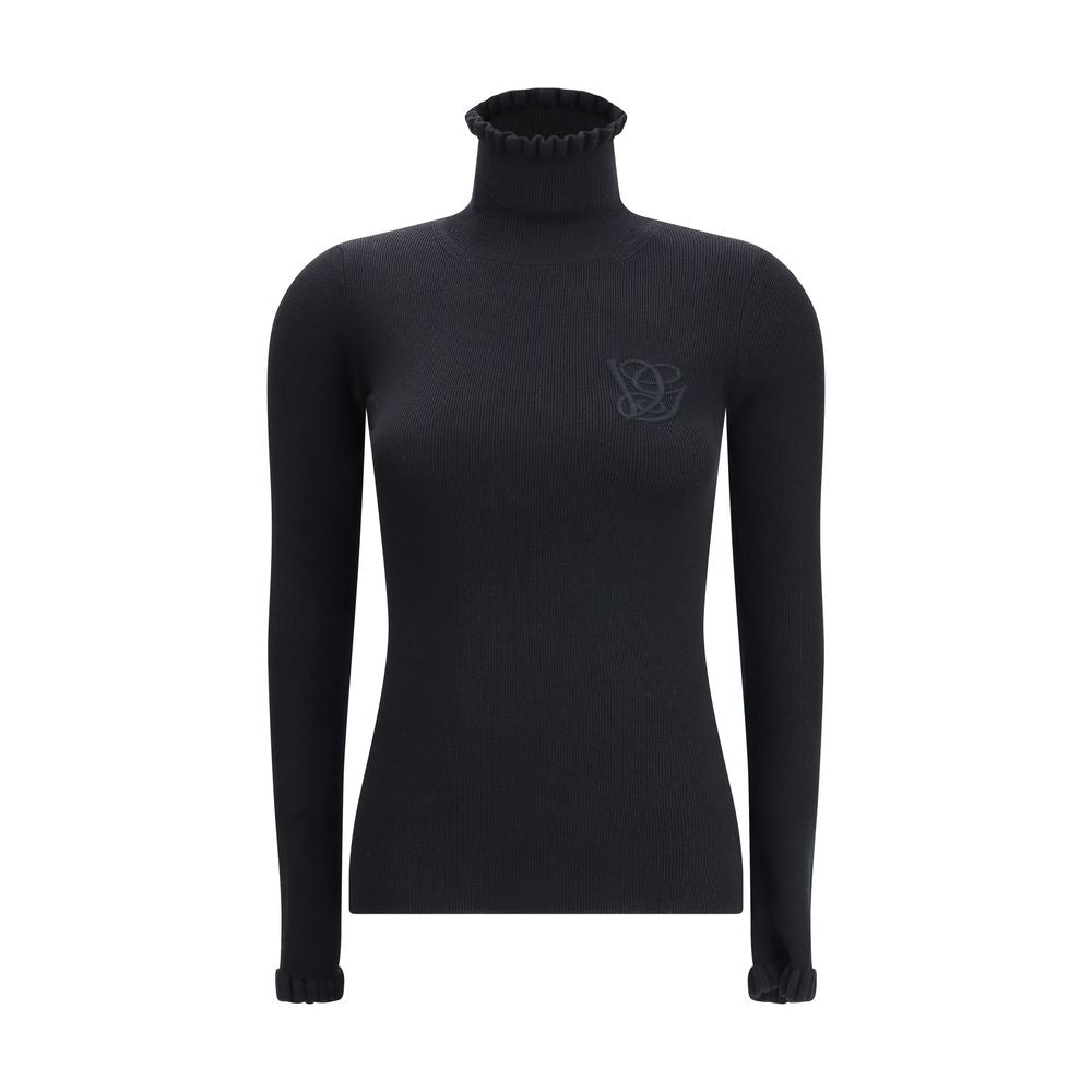 Valentino Wool Sweater with ruffled collar VA-7B3KC66G9H70NO-M