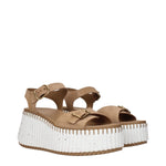 Chloé Brown Leather Platforms CH-15268553195785-EU40/US10