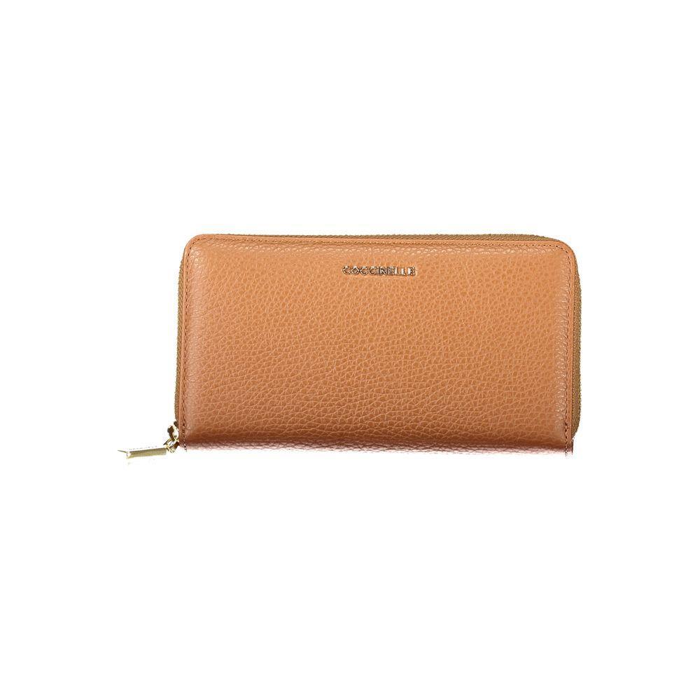 Coccinelle Brown Leather Women Wallet CO-39622