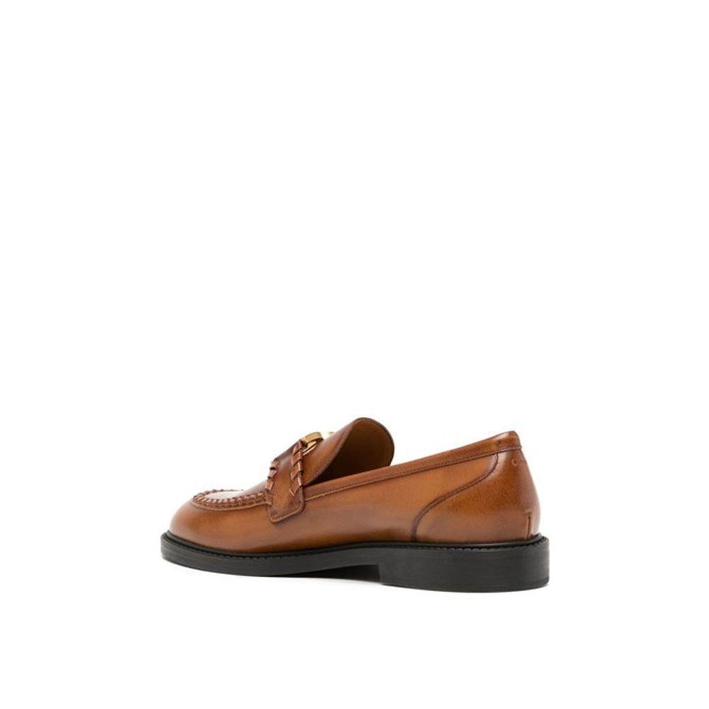 Chloé Chloe Marcie Leather Loafers CH-8844882346196-EU36.5/US6.5