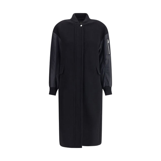 PINKO Black Wool Coat