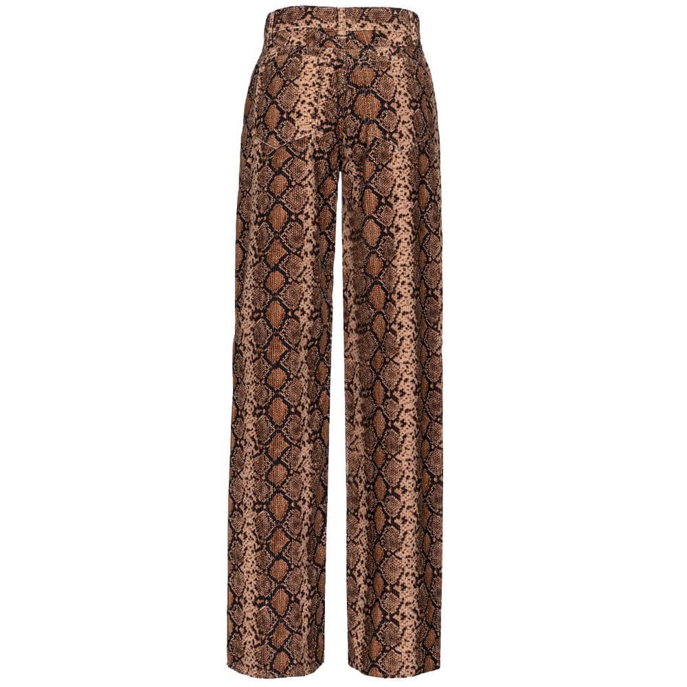 PINKO Brown Cotton Jeans & Pant