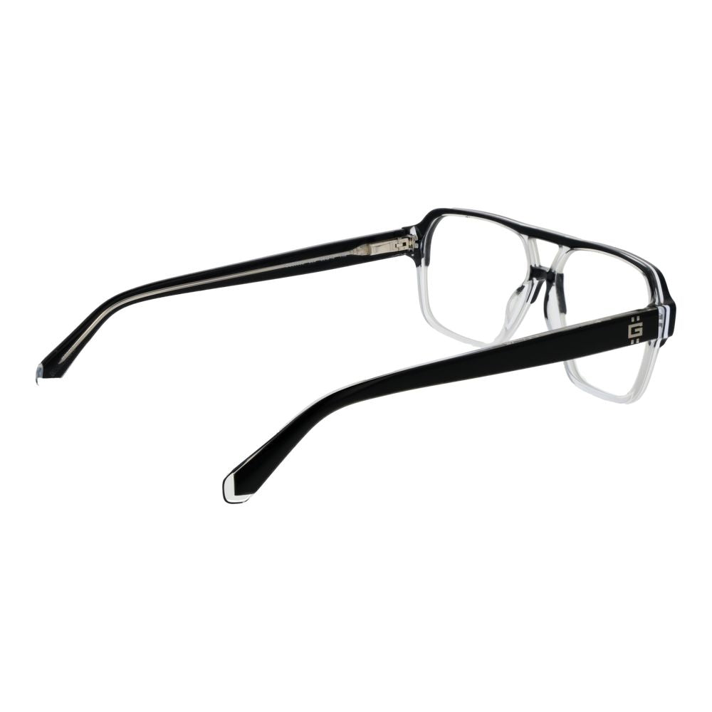 Side view of Guess Black Acetate Glasses (Frames) with full-rim design and demo lenses