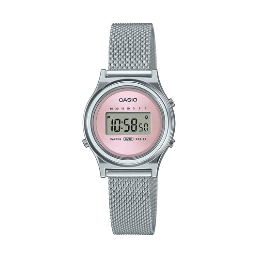 CASIO VINTAGE Mod. MINI COLLECTION SLIM - ANTIQUE PINK MESH WATCHES