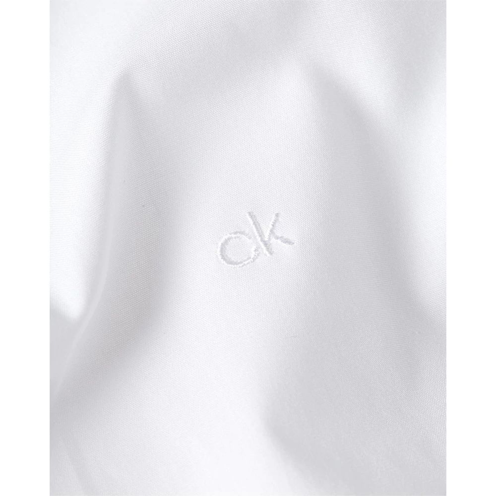 Calvin Klein White Cotton Dress Shirt