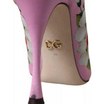 Dolce & Gabbana Multicolor Jersey Stretch Boots Open Toes Heels Shoes LA10812-39