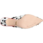 Dolce & Gabbana Multicolor Leather Crystal Heels Slingback Shoes LA12161-35.5