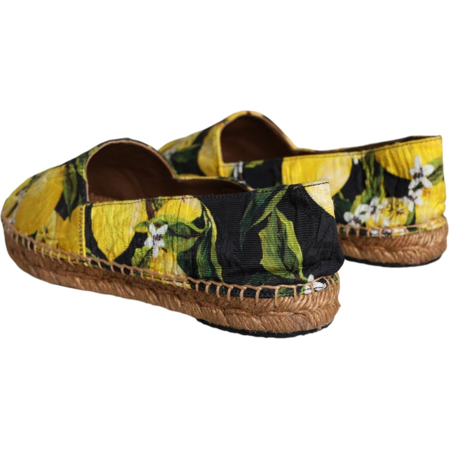 Dolce & Gabbana Multicolor Lemon Slip On Espadrilles Shoes LA11413-35