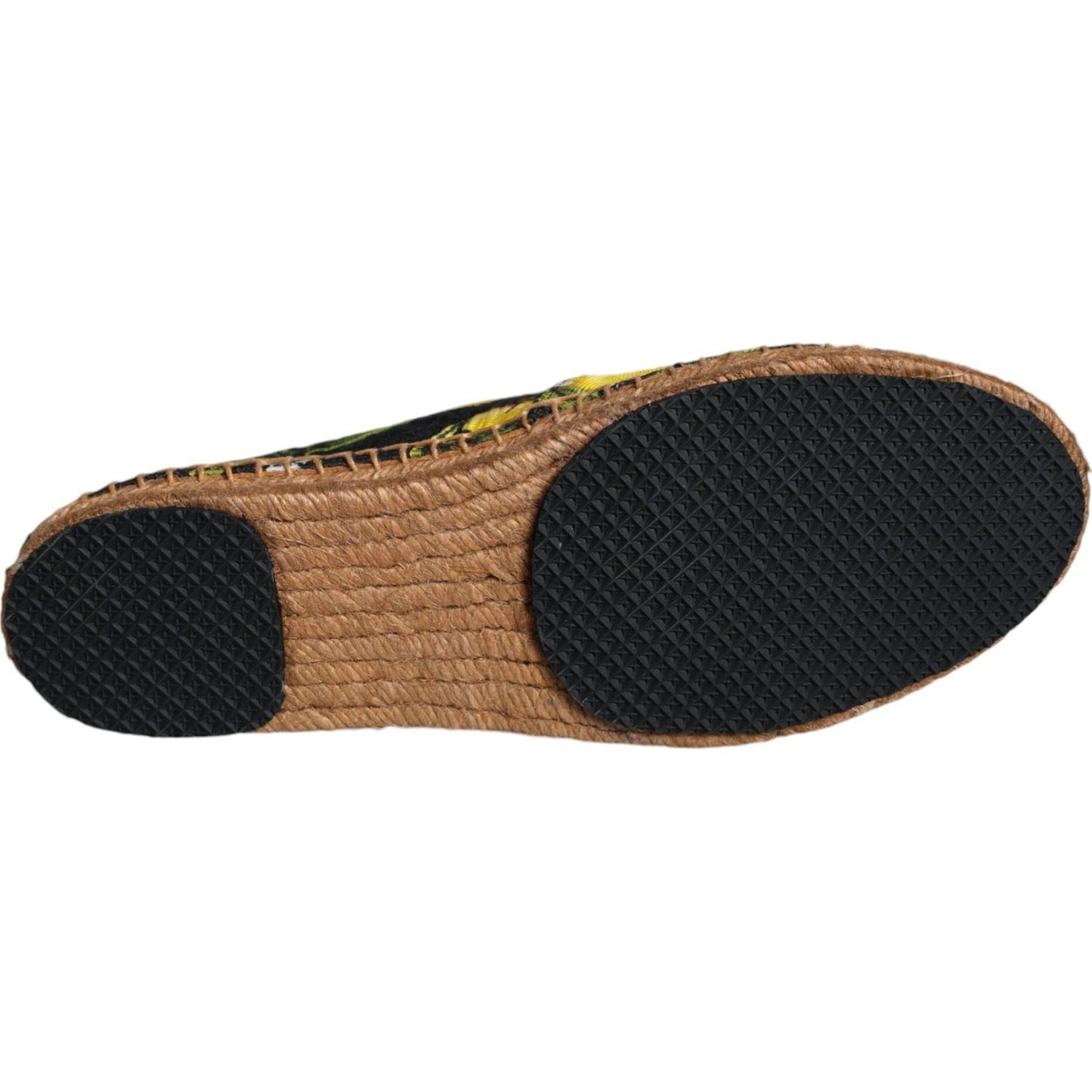Dolce & Gabbana Multicolor Lemon Slip On Espadrilles Shoes LA11413-35