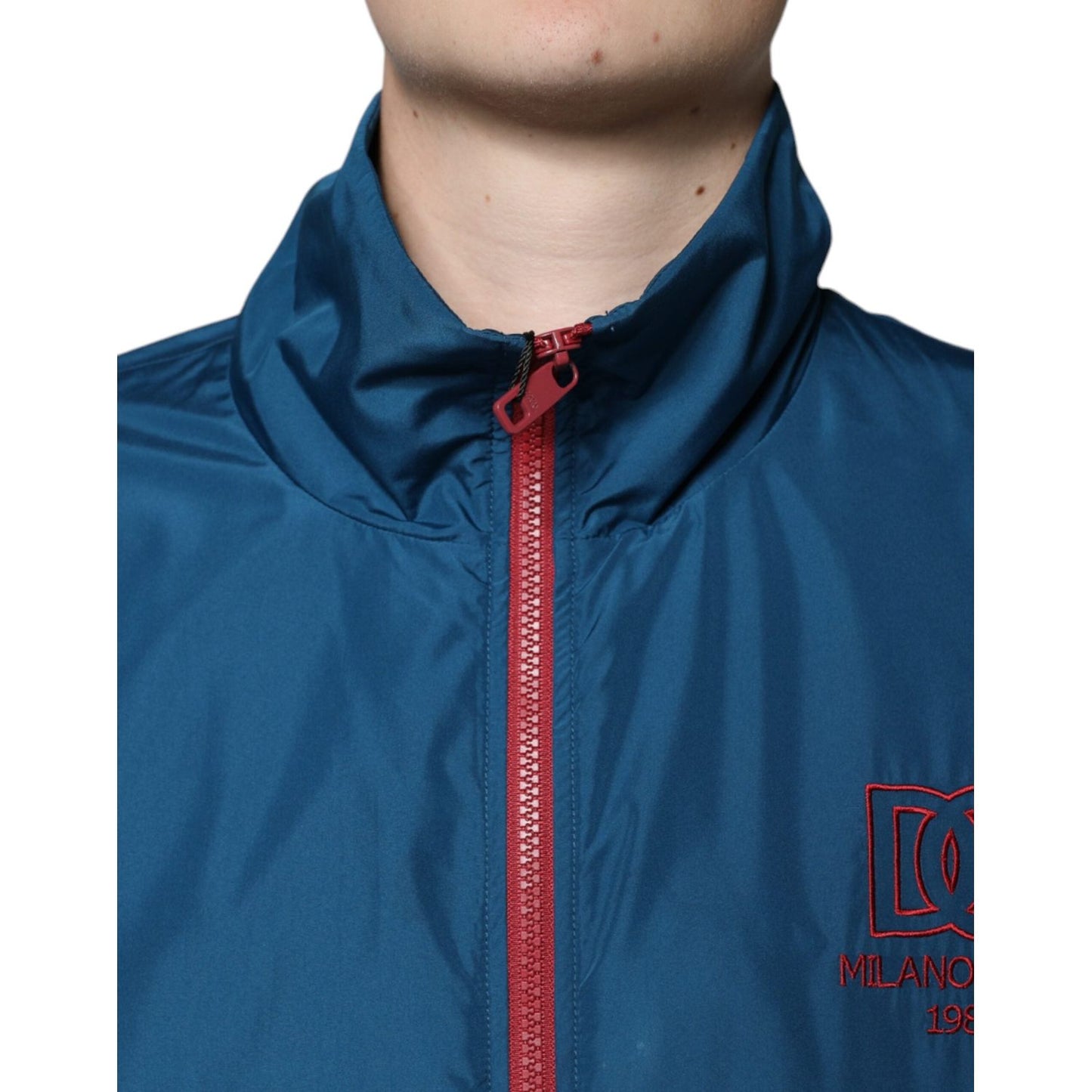Dolce & Gabbana Multicolor Polyester Full Zip Jacket JKT41258-50