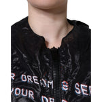 Dolce & Gabbana Multicolor Print Hooded Sweatshirt Sweater TSH83781-40