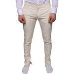 Dolce & Gabbana Off White Chino Wool Skinny Pants PAN75317-48