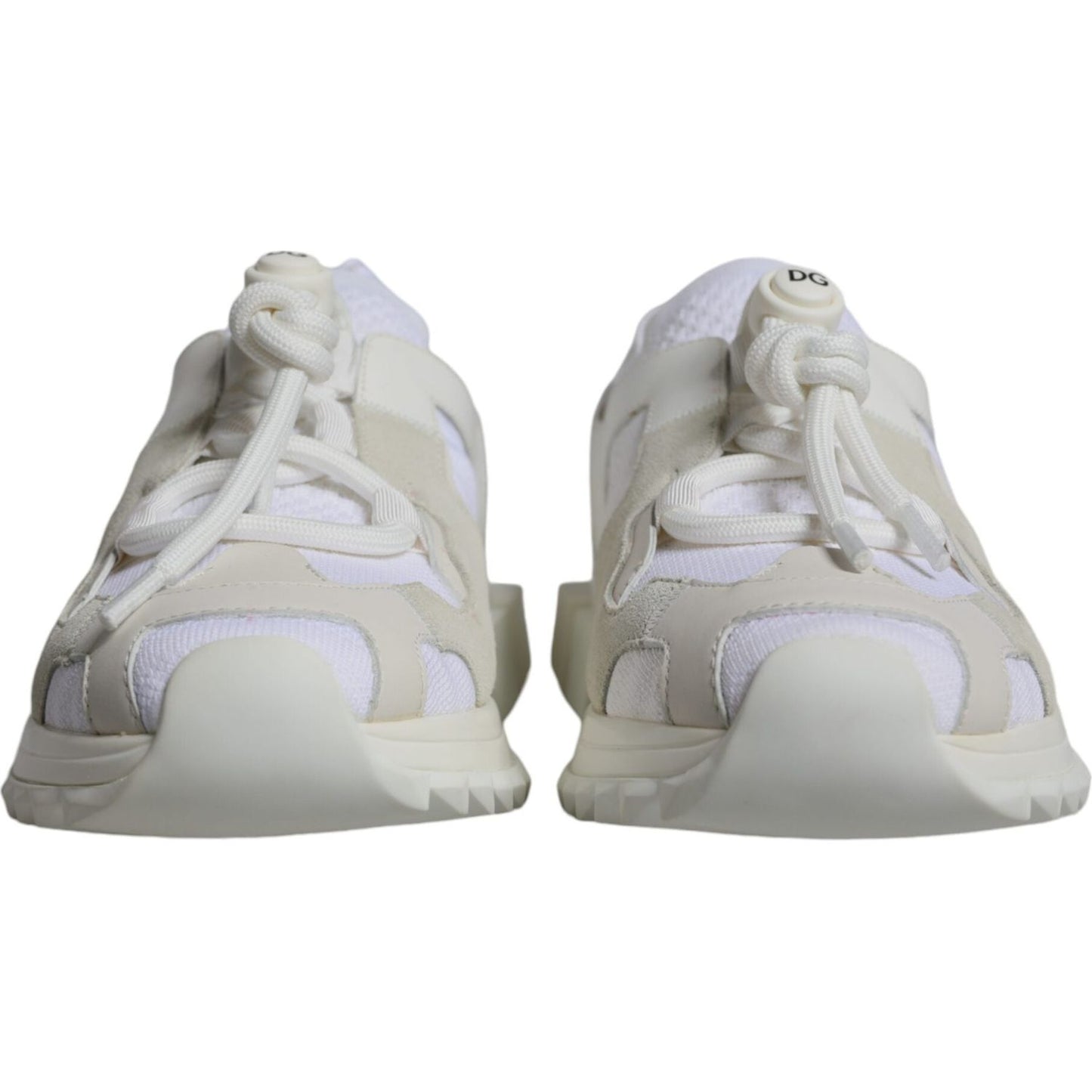 Dolce & Gabbana White Mesh Sorrento Trekking Sneakers Shoes LA11806-38