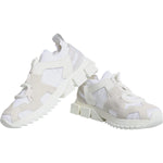 Dolce & Gabbana White Mesh Sorrento Trekking Sneakers Shoes LA11856-38.5