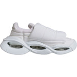 Dolce & Gabbana White Padded Fabric Low Top Sneakers Shoes LA11955-39
