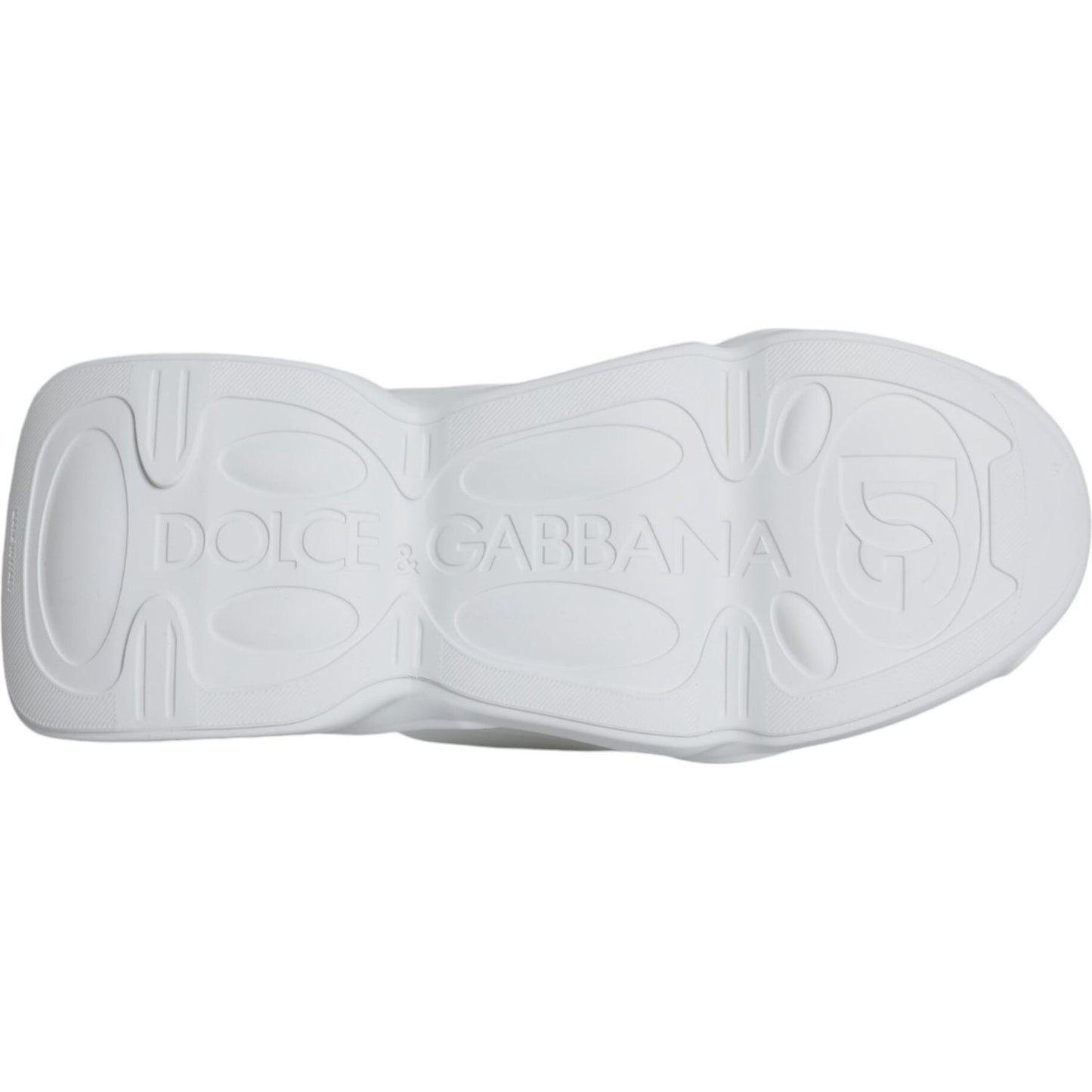 Dolce & Gabbana White Padded Fabric Low Top Sneakers Shoes LA12171-39