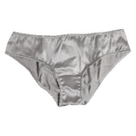 Dolce & Gabbana Gray Silk Stretch Bottom Low Waist Panty Underwear BIK1304-2