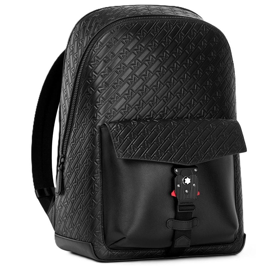 MONTBLANC LEATHER MOD. MONTBLANC MONOGRAM BACKPACK WITH M LOCK BUCKLE 4810 - 30X41X13 MB130019