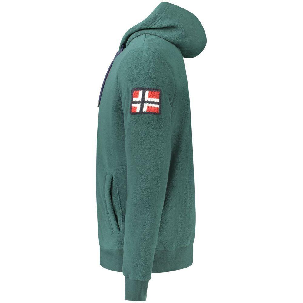 Norway 1963 Green Polyester Men Sweater NO-39663-S
