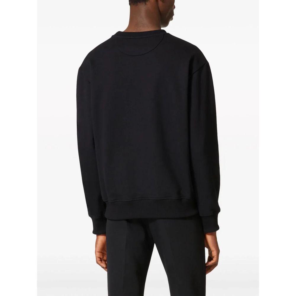 Valentino Black Cotton Sweater VA-14239-XL